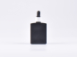 Preview: Schwarzglasflasche Miro 50ml - Pipette weiss